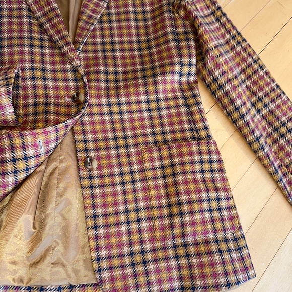 J. McLaughlin Aubrey Plaid blazer, XS, L1501 - Picture 5 of 6